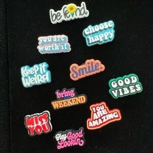 10 pcs of Shoe Charms or Jibbitz for Crocs or others like Crocs NEW